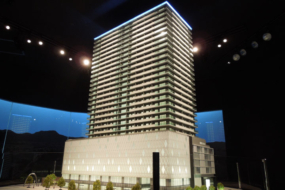 静岡のタワーマンションの建築模型