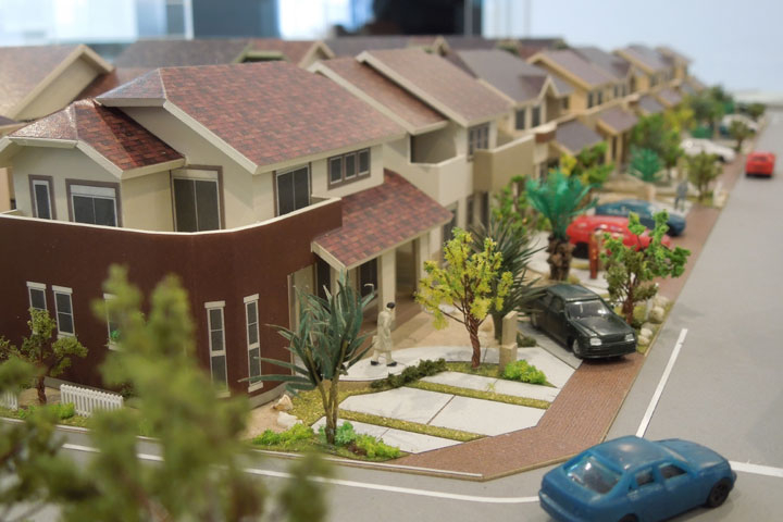 建売住宅物件の建築模型