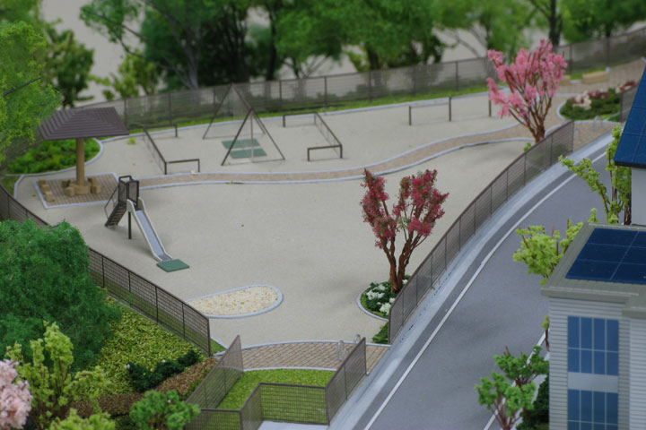 加木屋町の建売住宅の模型