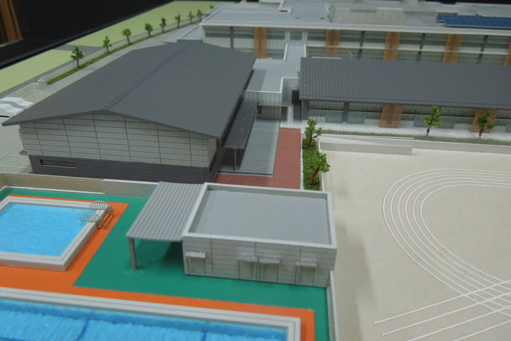 特別支援学校の建築模型