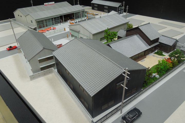 テックササキの旧熱田の工場模型