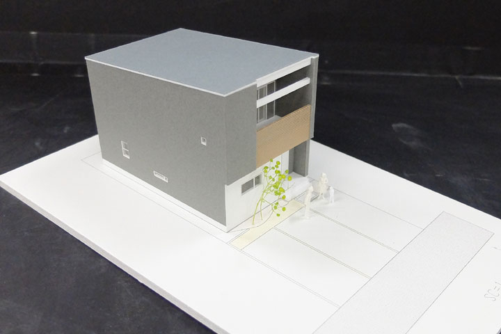 社内保存と接客用の建築模型