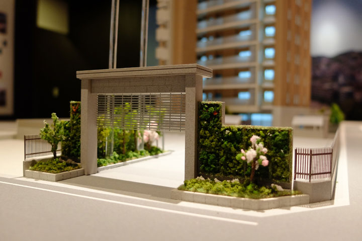 ポレスター東高須のマンション建築模型
