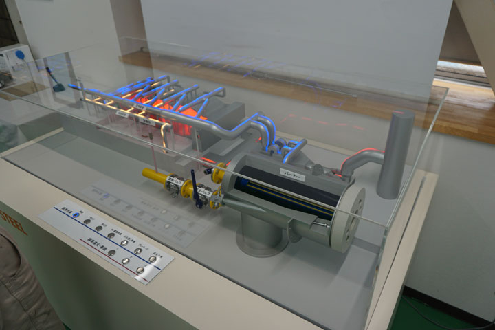 加熱炉の作業工程