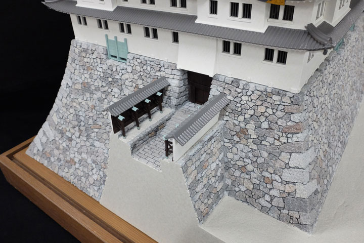 名古屋城模型の石垣