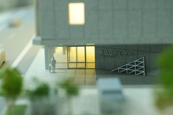 大東建託展示場の建築模型