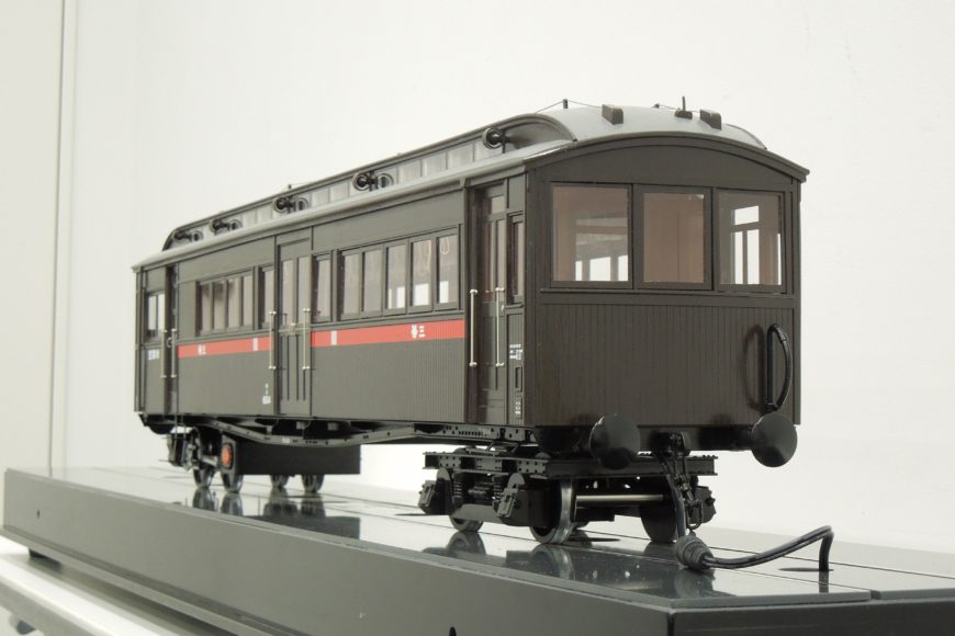 ホジ6014号蒸気動車の展示模型